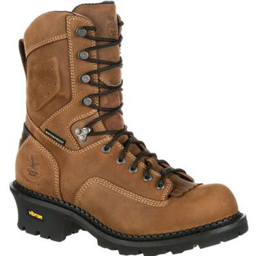 Georgia Boot Comfort Core Logger Waterproof Work Boots with Composite Toe from Columbia Safety